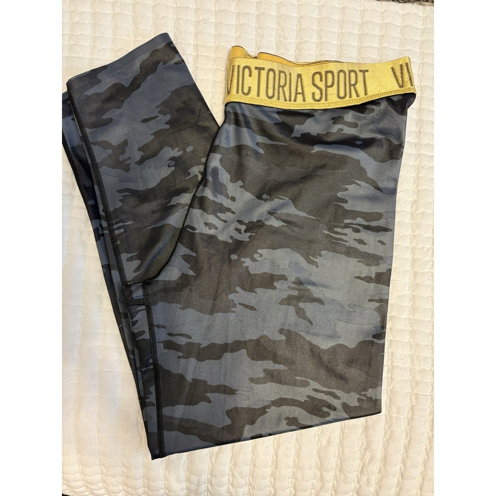 Victoria Secret Sport Compression Leggings, XL, Gray‎ Camo